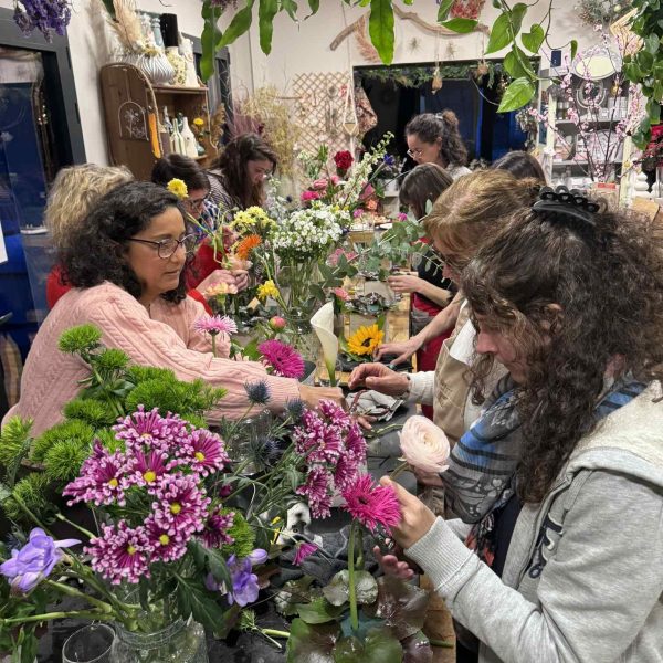 Atelier floral en groupe - Flormandise Vernioz