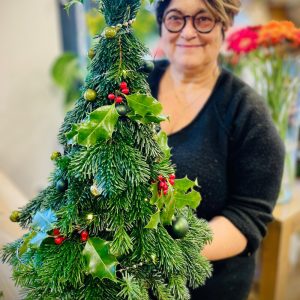 afterwork floral Noël Vernioz sapin ou couronne