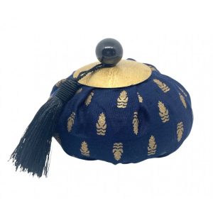 Aumonière parfumée Collection FLEURS D'ANANAS | Bleu Feve tonka