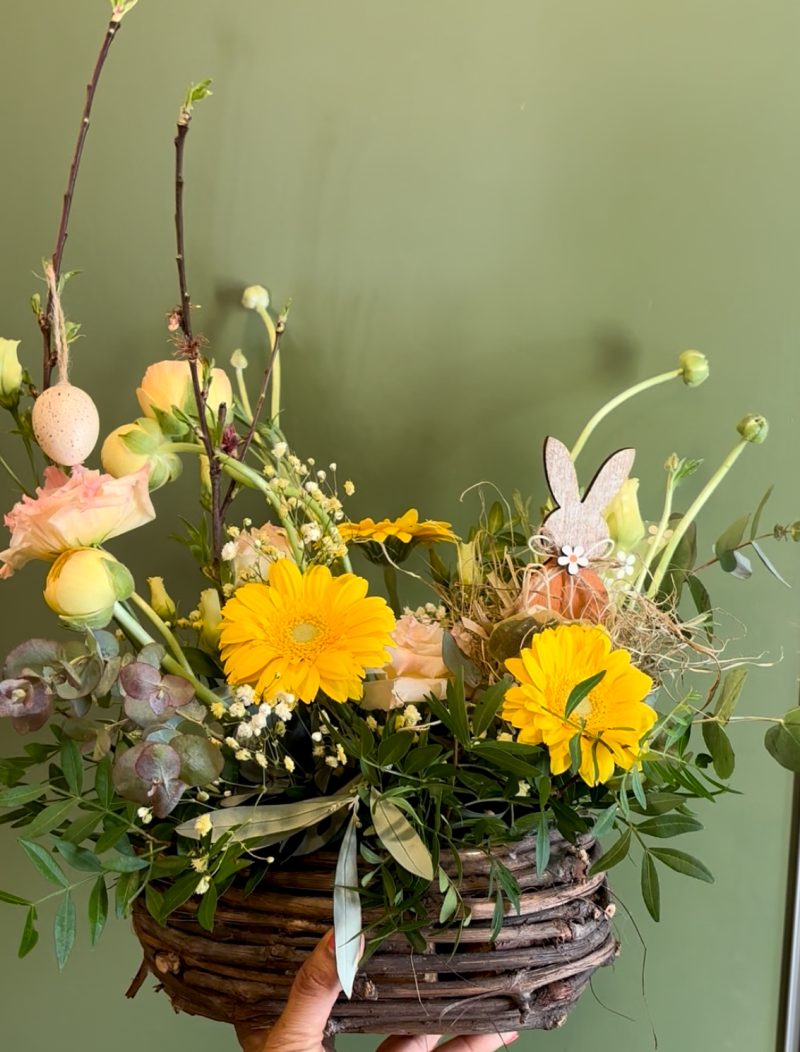 Atelier floral printanier - panier gourmand et fleuri