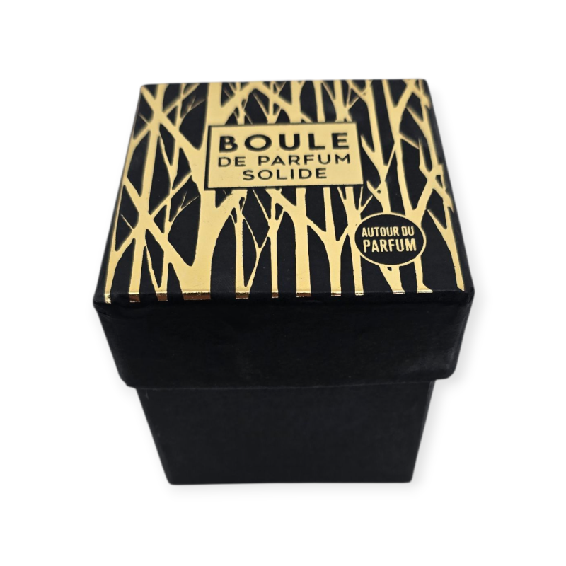 Boule diffuseur de parfum solide Bois & Or – Parfum au choix – Image 4