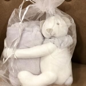Plaid bébé et peluche Mathilde M